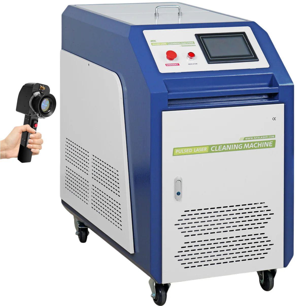 300w pulsed laser cleaning machine