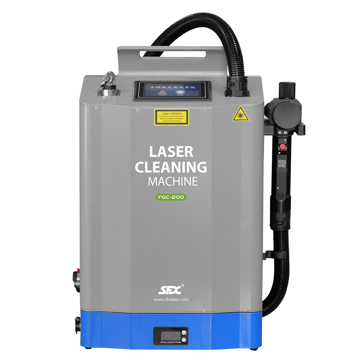 finish removing laser