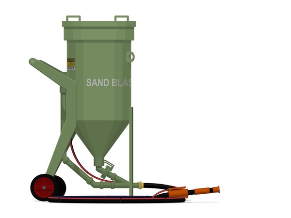 laser sand blasting machine