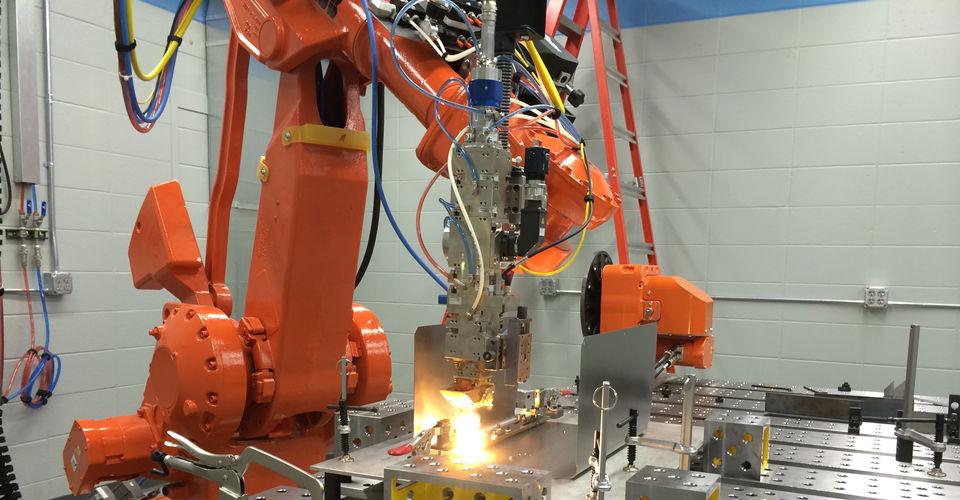 laser spot welding