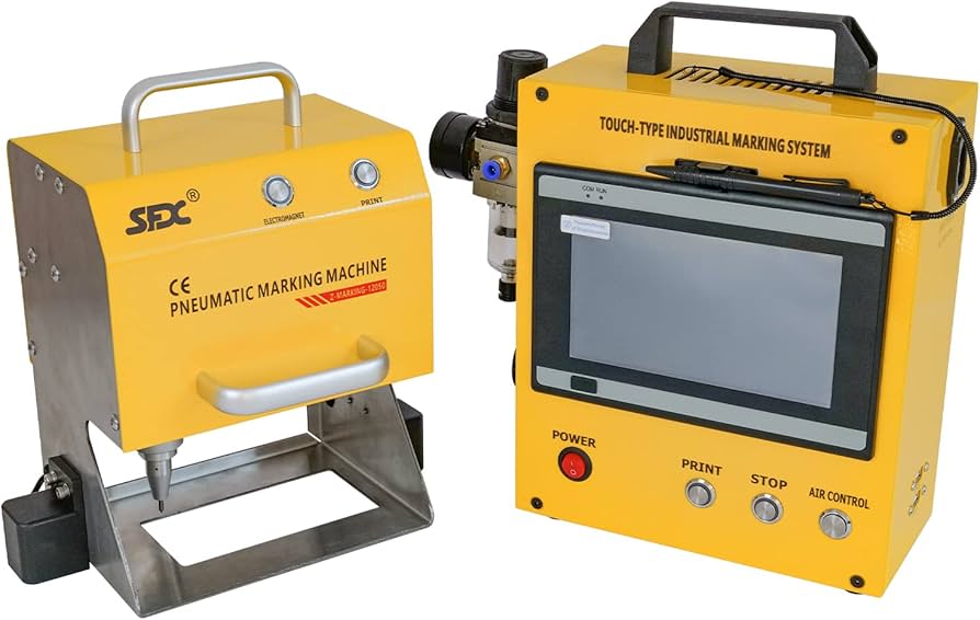 vision marking machine for piston